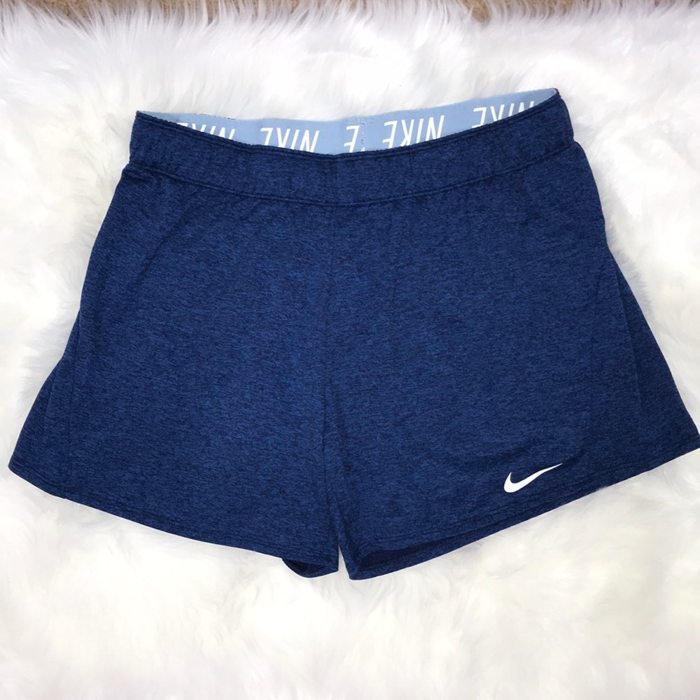 Women’s Nike blue workout shorts
